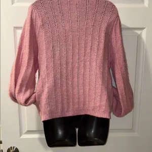 Pink Women's Sweater Size M thumbnail 6