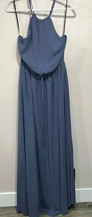 Be Mellow Denim Blue Maxi Dress thumbnail 1