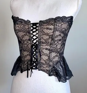 Y2K Victoria’s Secret Lace Corset thumbnail 1