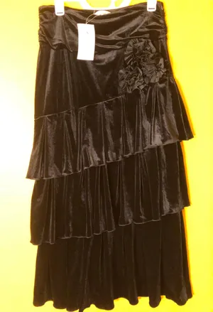 Beautiful new velour skirt. Size M. $45. thumbnail 1