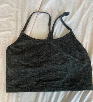 Aerie offline gray least support sports bra thumbnail 2