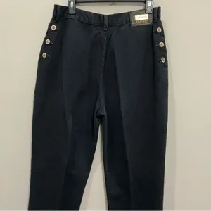 Vintage Lawman Black Jeans Sz 13/14 Western High Rise Relaxed Fit Cowgirl thumbnail 9