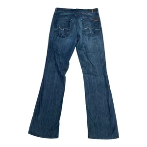 7 for all mankind vintage style boot cut studded pocket detail size 28 thumbnail 5