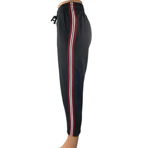Aritzia Tna Black Striped High Waist Crop Tapered Trousers Jogger Pants Size XS thumbnail 2