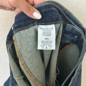 Judy Blue Dark Wash Denim Skort Size 2XL thumbnail 9