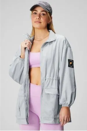 NWT  Utility Parka mineral gray size small thumbnail 1