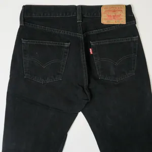 Levi’s 501 Straight Fit Black Jeans thumbnail 4