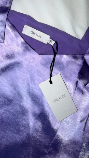 Greylin Purple Blouse thumbnail 2