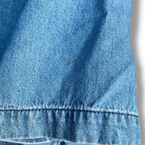 Vintage Chambray DenimPicnic Embroidered Denim Button Front Shirt Medium America thumbnail 6