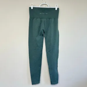 NVGTN Dark Green Seamless High Rise Leggings Medium thumbnail 4