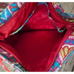 Vera Bradley Crossbody Purse Paisley in Paradise Cotton Quilted Hipster Summer thumbnail 11