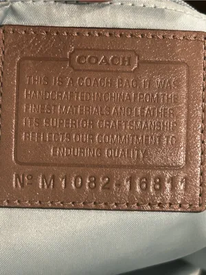 Coach Beige and Brown Signature Jacquard Shoulder Bag thumbnail 6