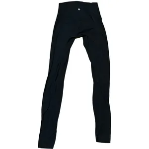 Lululemon Black Ribbed Leggings Size 4 Archival Y2K Revival Minimalist thumbnail 2