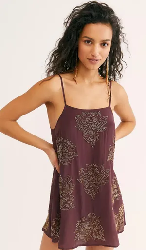 Free People In Full Bloom Embellished Slip thumbnail 1