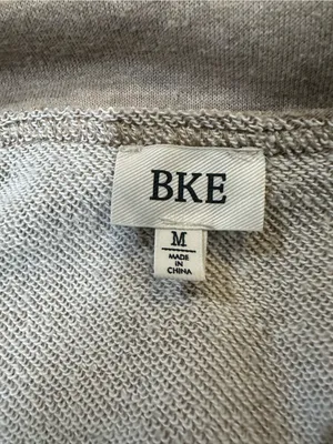 BKE Pieced Henley Pullover – Heathered Waffle Knit – Size Medium thumbnail 14