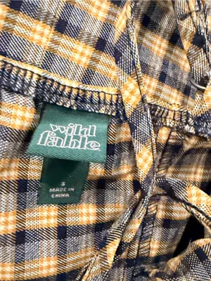 NWT Wild Fable Size S Navy Plaid Fitted Stretch Mini Dress Spaghetti Strap Y2K thumbnail 11