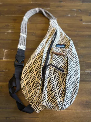 Kavu Canvas Sling Crossbody Active Bag Printed Outdoor Hike Rope Print Aztec thumbnail 2