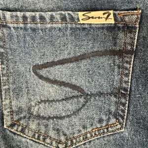 Seven7 High Rise Tapered Skinny Jeans Vintage Wash | Premium Cotton Denim Sz4 thumbnail 7