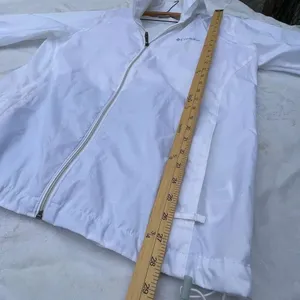 Columbia size 1X Switchback white windbreaker. thumbnail 10