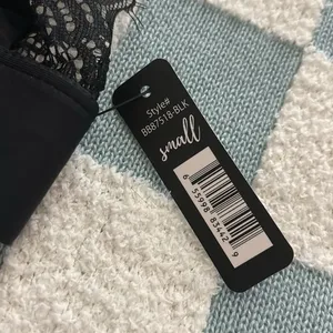 NWT BootayBag Black Lace Bralette thumbnail 4