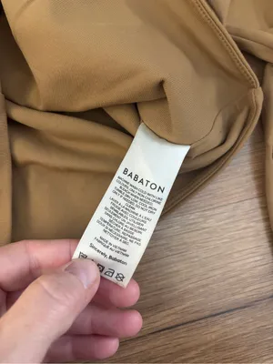 Aritzia Babaton Contour Mockneck Long Sleeve Top Brown Women’s thumbnail 4