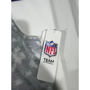 National Football League Team Apparel Baltimore Ravens Tank Top Junior XL 15-17 Gray/White Tie Dye‎ Racerback Tank thumbnail 5