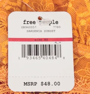 Free People NWT Ella Lace Up Bra thumbnail 7