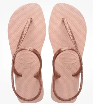 Havaianas Brand New Women's Size 11/12 Men's 9/10M Ballet Rose Flip Flops Sandals thumbnail 1