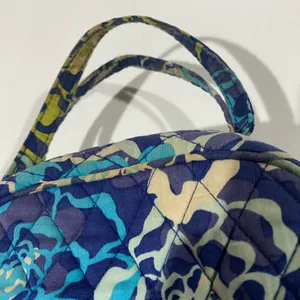 Vera Bradley Floral Blue and Green Women's lunch Bag thumbnail 5