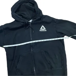 ‎Reebok black hooded zip up jacket thumbnail 3