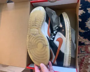 Nike Dunk Low PRM Halloween Shoes Black White Orange thumbnail 8