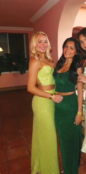 Showpo Green Sequin Set thumbnail 2