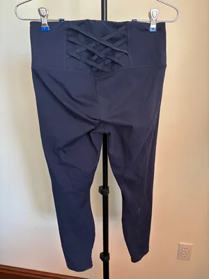 Yogalicious Dark Navy High-Rise Leggings thumbnail 3
