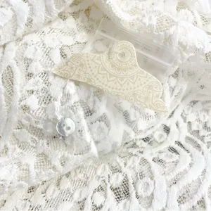 NWT Altar’d State Grace Lace Blouse Small Ivory Sheer Scalloped Romantic Top thumbnail 10