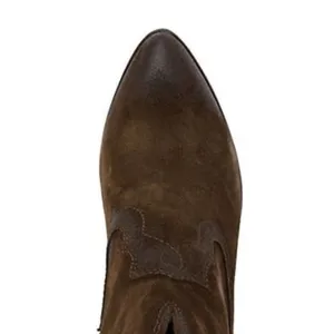 Frye Renee Seam Suede Short Boot in Brown‎ Size 10 thumbnail 3