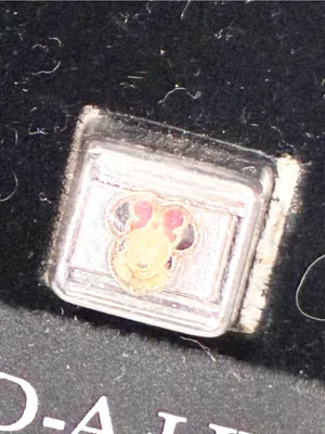 Disney Parks Walt Disney World Add Link Charm Minnie Mouse Brass Plating Enamel thumbnail 2