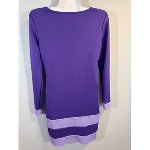 Scooby Doo Purple Daphne Blake Cosplay Costume Set Women MED NEW 70's Halloween thumbnail 4