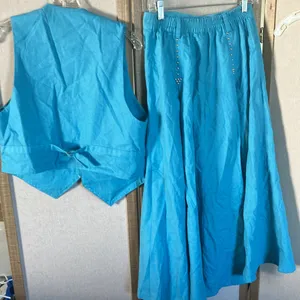 FINAL MARKDOWN Spencer creations western style skirt and vest set medium thumbnail 2
