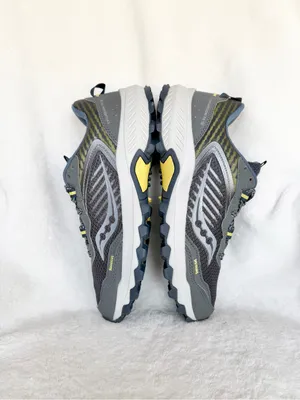 Saucony Women’s Grey and Yellow Trail Running Shoes 9.5 thumbnail 6