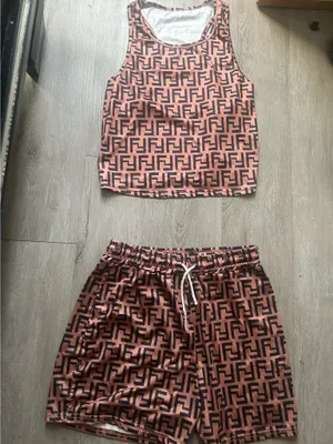 A brown and black two piece set Size M thumbnail 1