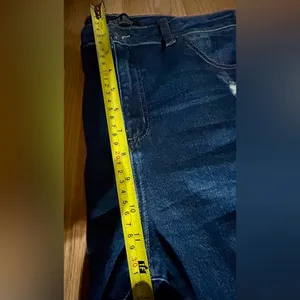 NWOT plus ladies Judy Blue distressed dark wash denim skinny boyfriend fit 15/32 thumbnail 11