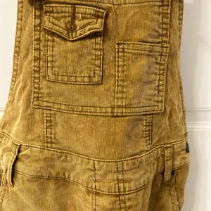Free People Distressed Corduroy Overalls thumbnail 4