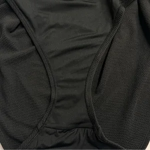 Old Navy black swimsuit one‎ piece crinkly size 3X removable pads clean crotch thumbnail 7
