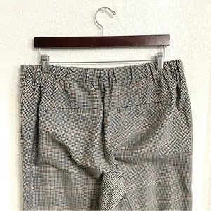 Old Navy Womens Pants Black White Brown Houndstooth Pull On Size 14 thumbnail 4
