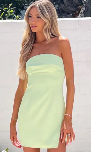Beginning Boutique Lauren Green mini dress thumbnail 1