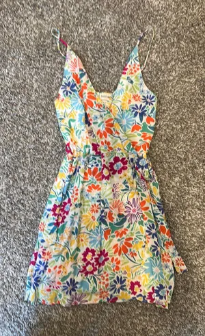Peach Love Fun Floral Dress thumbnail 1