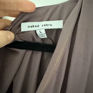 Naked Zebra Purple Sleeveless Maxi Dress thumbnail 3