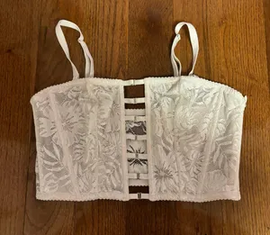 NWT Victoria’s secret very sexy malibu lace shimmer bustier corset bra - Large thumbnail 4