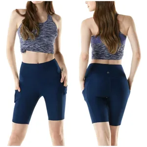 Tesla shorts size Small blue bike workout thumbnail 2