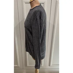 Abercrombie & Fitch Women's Gray Marled Pullover Sweater Size Small Moose Cotton thumbnail 5